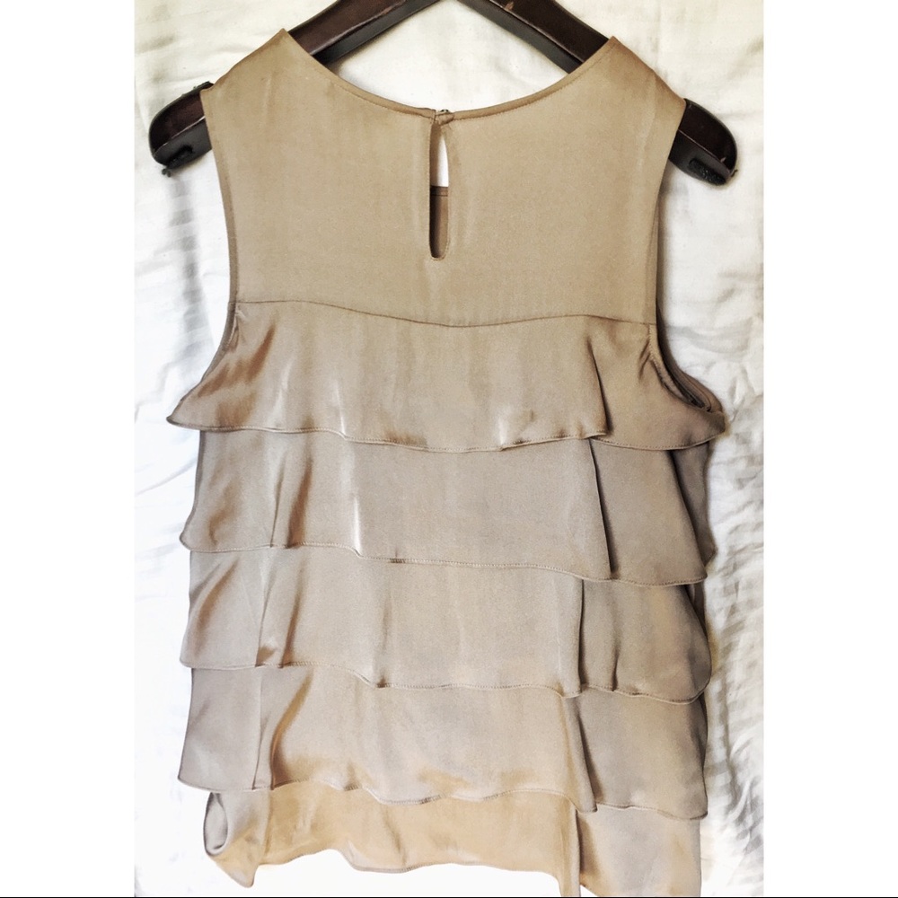 THEORY Tiered Ruffle Tank - Picture 2 of 4